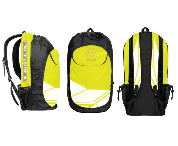 Gear Bag, Huffman Basketball, Men's Basketball, Teamtime, Team time, sublimation, custom sports apparel, team uniforms, spirit wear, spiritwear, sports uniforms, custom shirts, team store, custom team store, fundraiser sports, apparel fundraiser