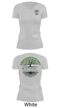 Greens point financial center 85507261 Women's Short Sleeve V-neck Shirt - 7