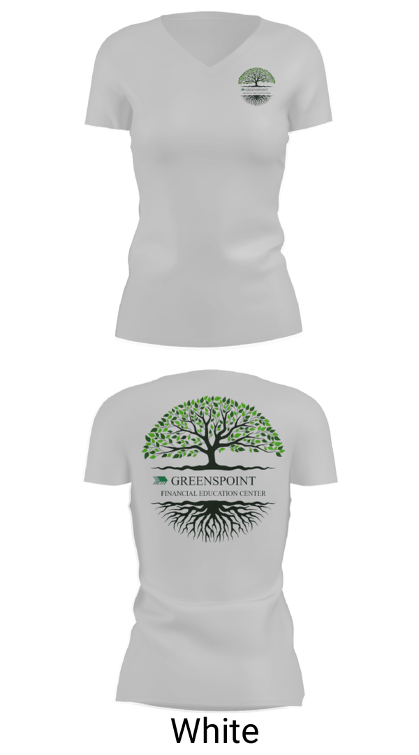 Women's Short Sleeve Vneck Shirt, Greens point financial center, , Teamtime, Team time, sublimation, custom sports apparel, team uniforms, spirit wear, spiritwear, sports uniforms, custom shirts, team store, custom team store, fundraiser sports, apparel fundraiser