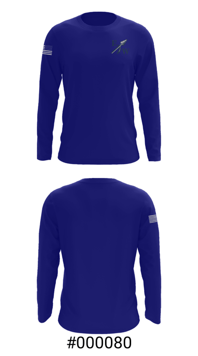 Eastern Wayne High School Basketball 64570461 Long Sleeve Performance Shirt - 18