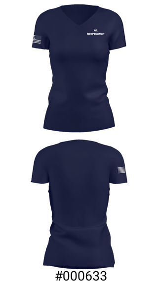 Women's Short Sleeve Vneck Shirt, All Sportswear, Spirit Store, Teamtime, Team time, sublimation, custom sports apparel, team uniforms, spirit wear, spiritwear, sports uniforms, custom shirts, team store, custom team store, fundraiser sports, apparel fundraiser