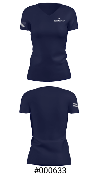 All Sportswear 16642207 Women's Short Sleeve V-neck Shirt - 21