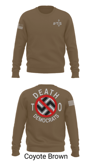 Crew Neck Sweatshirt, D.2.D, Police, Teamtime, Team time, sublimation, custom sports apparel, team uniforms, spirit wear, spiritwear, sports uniforms, custom shirts, team store, custom team store, fundraiser sports, apparel fundraiser