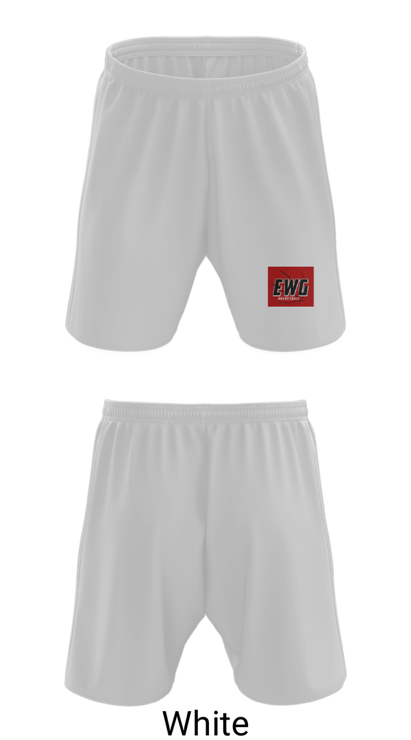 Athletic Shorts With Pockets, EWG Youth Hoops, Men's Basketball, Teamtime, Team time, sublimation, custom sports apparel, team uniforms, spirit wear, spiritwear, sports uniforms, custom shirts, team store, custom team store, fundraiser sports, apparel fundraiser