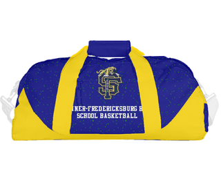Duffle Bag, Sumner-Fredericksburg High School Basketball, Women's Basketball, Teamtime, Team time, sublimation, custom sports apparel, team uniforms, spirit wear, spiritwear, sports uniforms, custom shirts, team store, custom team store, fundraiser sports, apparel fundraiser
