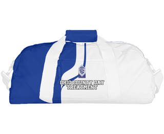 Duffle Bag, Ohio County Day Treatment, Spirit Store, Teamtime, Team time, sublimation, custom sports apparel, team uniforms, spirit wear, spiritwear, sports uniforms, custom shirts, team store, custom team store, fundraiser sports, apparel fundraiser
