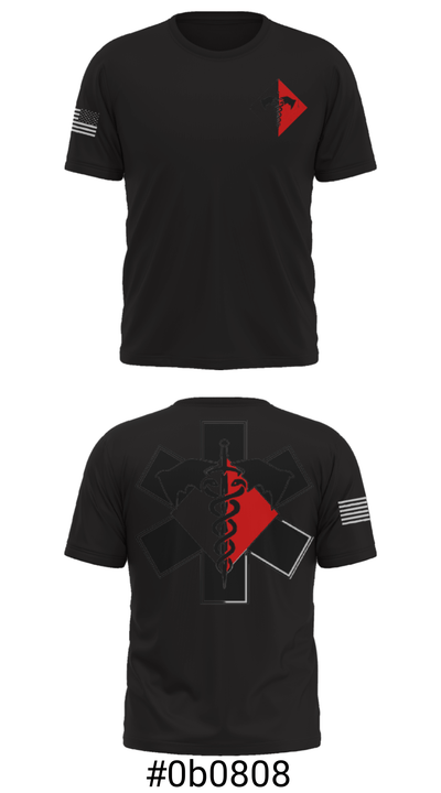307th Medics 69478986 Short Sleeve Performance Shirt - 6