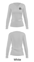 Batavia High School Basketball 91746982 Women's Long Sleeve V-neck Shirt - 6