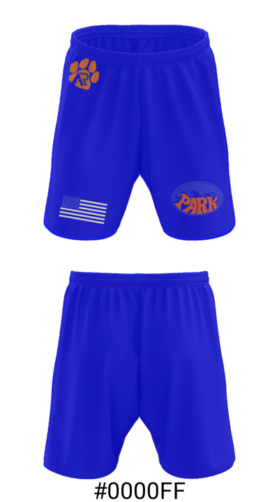 Washington Park High School Basketball 46570112 Athletic Shorts With Pockets - 15