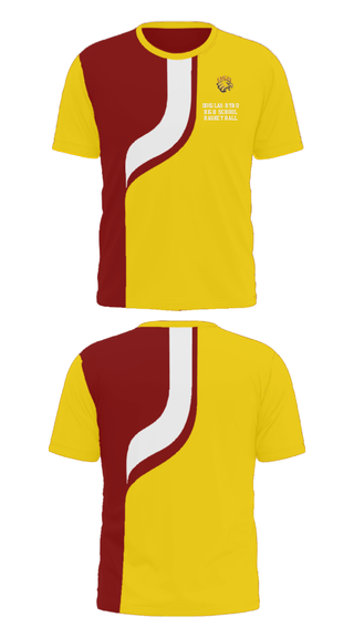 Short Sleeve Performance Shirt, Douglas Byrd High School Basketball, Men's Basketball, Teamtime, Team time, sublimation, custom sports apparel, team uniforms, spirit wear, spiritwear, sports uniforms, custom shirts, team store, custom team store, fundraiser sports, apparel fundraiser