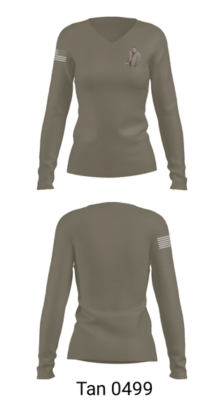 Women's Long Sleeve Vneck Shirt, 54th  SSB, Army, Teamtime, Team time, sublimation, custom sports apparel, team uniforms, spirit wear, spiritwear, sports uniforms, custom shirts, team store, custom team store, fundraiser sports, apparel fundraiser