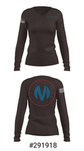 Martirosian Heating and Cooling 67090095 Women's Long Sleeve V-neck Shirt - 20