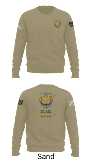Crew Neck Sweatshirt, DJA, Police, Teamtime, Team time, sublimation, custom sports apparel, team uniforms, spirit wear, spiritwear, sports uniforms, custom shirts, team store, custom team store, fundraiser sports, apparel fundraiser