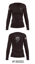 MSPD SRT 63007805 Women's Long Sleeve V-neck Shirt - 7