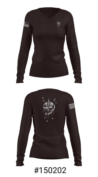 Women's Long Sleeve Vneck Shirt, , Police, Teamtime, Team time, sublimation, custom sports apparel, team uniforms, spirit wear, spiritwear, sports uniforms, custom shirts, team store, custom team store, fundraiser sports, apparel fundraiser