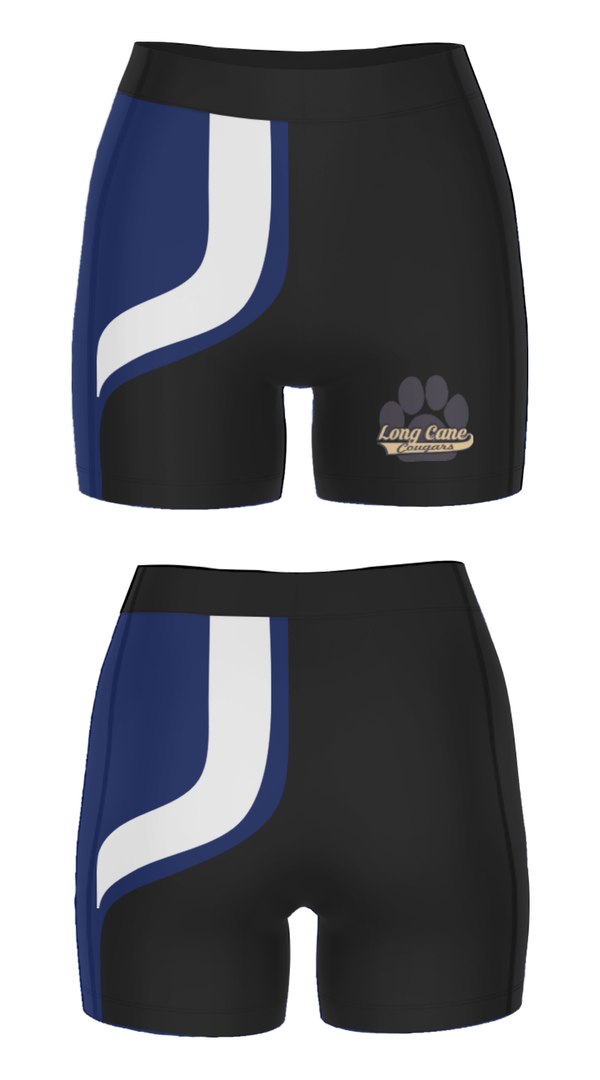 Women's Compression Shorts, Long Cane Middle School, Spirit Store, Teamtime, Team time, sublimation, custom sports apparel, team uniforms, spirit wear, spiritwear, sports uniforms, custom shirts, team store, custom team store, fundraiser sports, apparel fundraiser