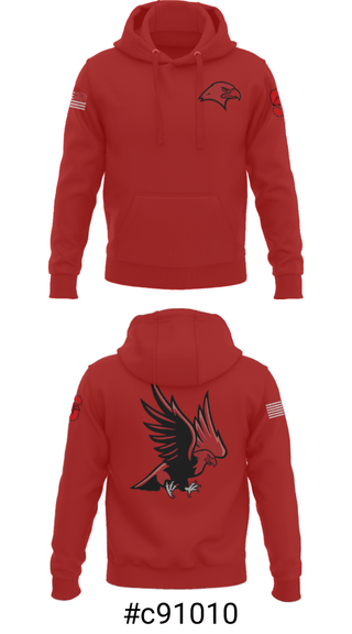 Hoodie, Saranac Youth Wrestling Club - Redhawks, Wrestling, Teamtime, Team time, sublimation, custom sports apparel, team uniforms, spirit wear, spiritwear, sports uniforms, custom shirts, team store, custom team store, fundraiser sports, apparel fundraiser