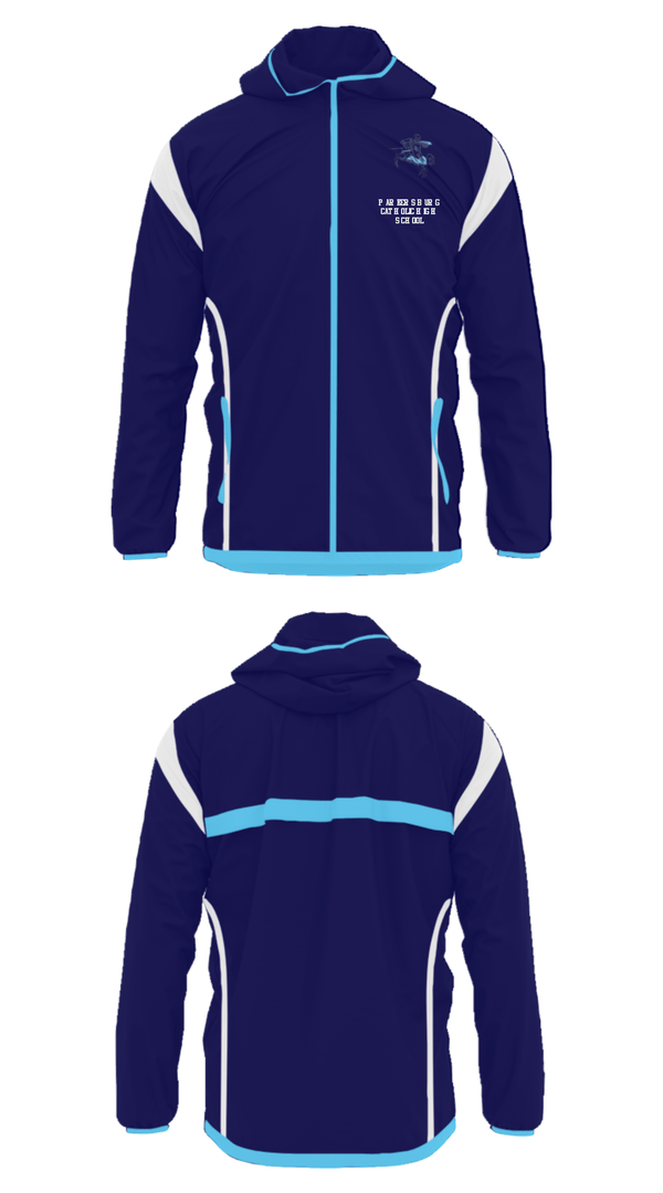 Windbreaker, Parkersburg Catholic High School, Spirit Store, Teamtime, Team time, sublimation, custom sports apparel, team uniforms, spirit wear, spiritwear, sports uniforms, custom shirts, team store, custom team store, fundraiser sports, apparel fundraiser
