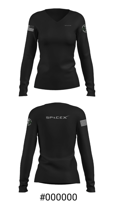X FORCÉ ZX CJNG ELITE 12025074 Women's Long Sleeve V-neck Shirt - 20