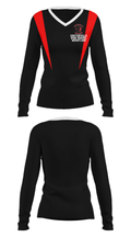 Centerville High School Wrestling 68464479 Women's Long Sleeve V-neck Shirt - 29
