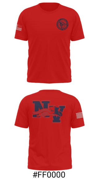 Short Sleeve Performance Shirt, North Vermilion Middle School Basketball, Women's Basketball, Teamtime, Team time, sublimation, custom sports apparel, team uniforms, spirit wear, spiritwear, sports uniforms, custom shirts, team store, custom team store, fundraiser sports, apparel fundraiser