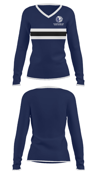 Women's Long Sleeve Vneck Shirt, Ironwood Ridge High School Wrestling, Wrestling, Teamtime, Team time, sublimation, custom sports apparel, team uniforms, spirit wear, spiritwear, sports uniforms, custom shirts, team store, custom team store, fundraiser sports, apparel fundraiser