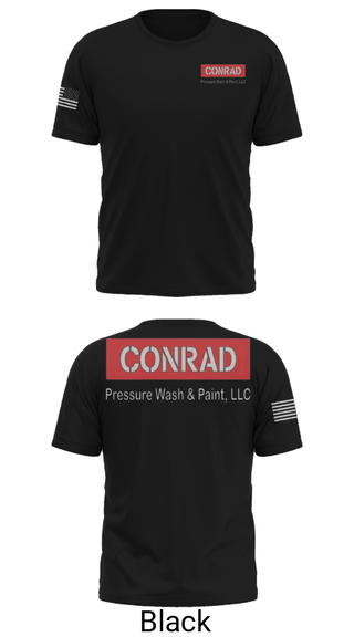 Short Sleeve Performance Shirt, Conrad Pressure Wash & Paint, , Teamtime, Team time, sublimation, custom sports apparel, team uniforms, spirit wear, spiritwear, sports uniforms, custom shirts, team store, custom team store, fundraiser sports, apparel fundraiser