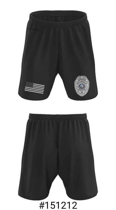 TAYLORSVILLE POLICE DEPARTMENT 5910107 Athletic Shorts With Pockets - 5