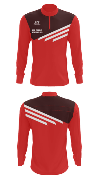 Quarter Zip Jacket, Red Thread Renovations, , Teamtime, Team time, sublimation, custom sports apparel, team uniforms, spirit wear, spiritwear, sports uniforms, custom shirts, team store, custom team store, fundraiser sports, apparel fundraiser