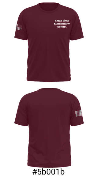 Short Sleeve Performance Shirt, Eagle View Elementary School, Spirit Store, Teamtime, Team time, sublimation, custom sports apparel, team uniforms, spirit wear, spiritwear, sports uniforms, custom shirts, team store, custom team store, fundraiser sports, apparel fundraiser