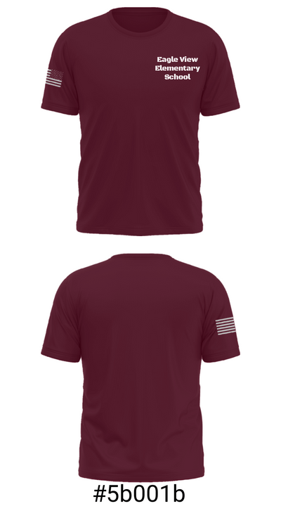Eagle View Elementary School 52180619 Short Sleeve Performance Shirt - 19
