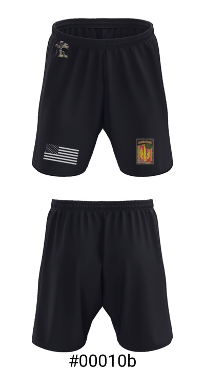 18th FA BDE Airborne 33985132 Athletic Shorts With Pockets - 5
