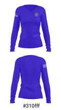 D CO 2-30IN 39933438 Women's Long Sleeve V-neck Shirt - 7
