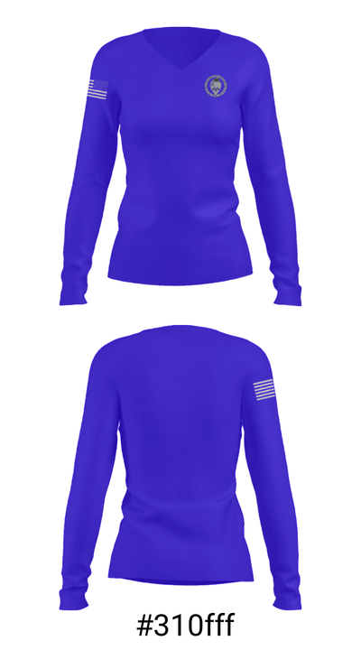 D CO 2-30IN 39933438 Women's Long Sleeve V-neck Shirt - 7