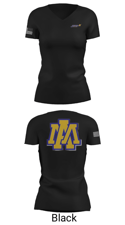 Altoona-Midway Middle/High School 2024250 Women's Short Sleeve V-neck Shirt - 14