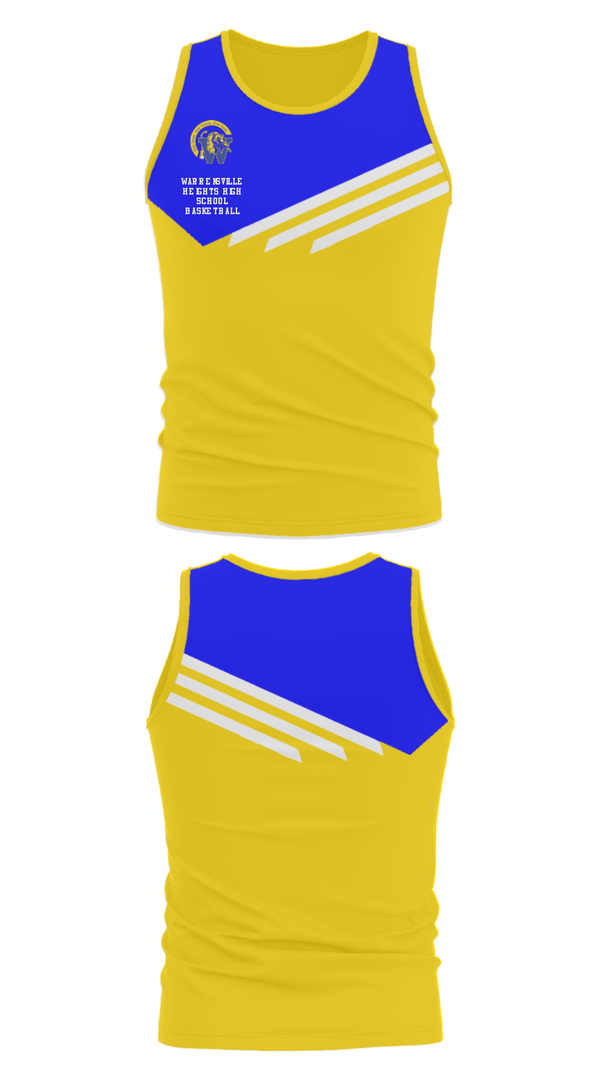 Tank Top, Warrensville Heights High School Basketball, Women's Basketball, Teamtime, Team time, sublimation, custom sports apparel, team uniforms, spirit wear, spiritwear, sports uniforms, custom shirts, team store, custom team store, fundraiser sports, apparel fundraiser