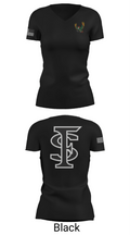 Lawrence Free State High School Gymnastics 53917498 Women's Short Sleeve V-neck Shirt - 14