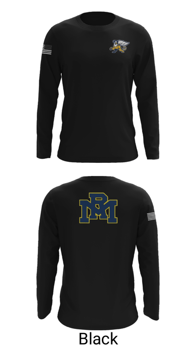 Rocky Mount High School Basketball 86010063 Long Sleeve Performance Shirt - 11