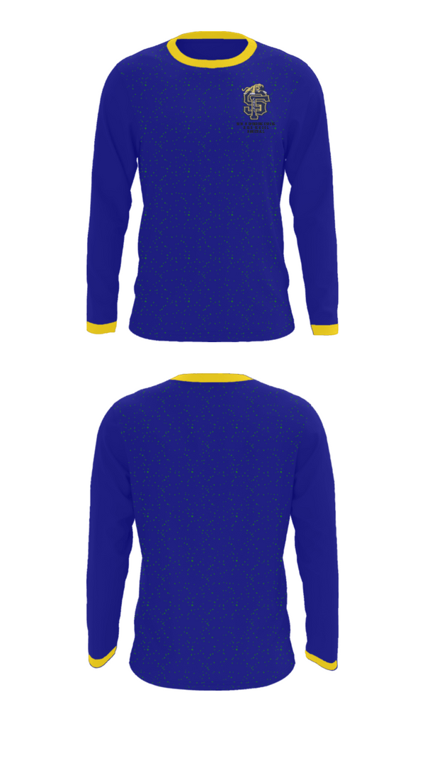Long Sleeve Performance Shirt, Sumner-Fredericksburg High School Basketball, Women's Basketball, Teamtime, Team time, sublimation, custom sports apparel, team uniforms, spirit wear, spiritwear, sports uniforms, custom shirts, team store, custom team store, fundraiser sports, apparel fundraiser