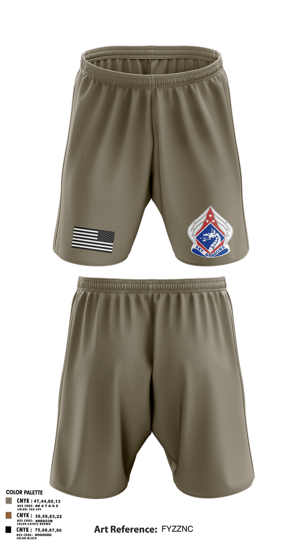 Athletic Shorts With Pockets, XVIII ABN G2, Army, Teamtime, Team time, sublimation, custom sports apparel, team uniforms, spirit wear, spiritwear, sports uniforms, custom shirts, team store, custom team store, fundraiser sports, apparel fundraiser