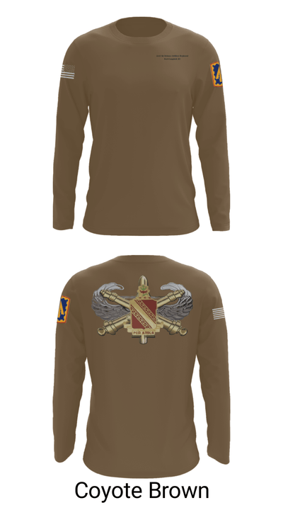 2-44 Air Defense Artillery Regiment 13491150 Long Sleeve Performance Shirt - 11