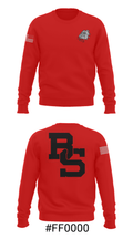 Boiling Springs High School Wrestling 64121299 Crew Neck Sweatshirt - 16