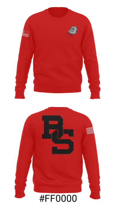 Boiling Springs High School Wrestling 64121299 Crew Neck Sweatshirt - 16