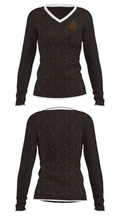 SLP High School Gymnastics 83369106 Women's Long Sleeve V-neck Shirt - 33