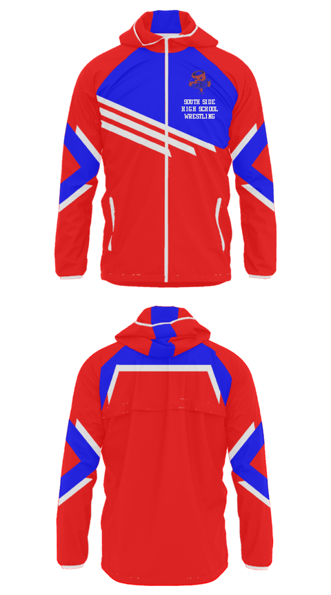 Windbreaker, South Side High School Wrestling, Wrestling, Teamtime, Team time, sublimation, custom sports apparel, team uniforms, spirit wear, spiritwear, sports uniforms, custom shirts, team store, custom team store, fundraiser sports, apparel fundraiser
