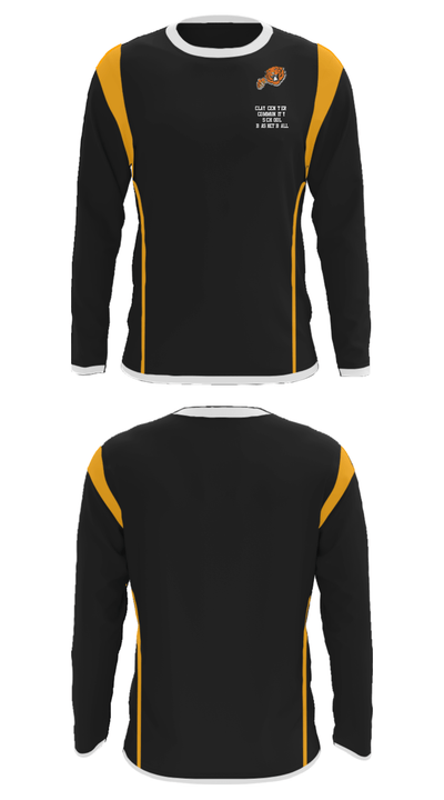 Clay Center Community School Basketball 90517199 Long Sleeve Performance Shirt - 35