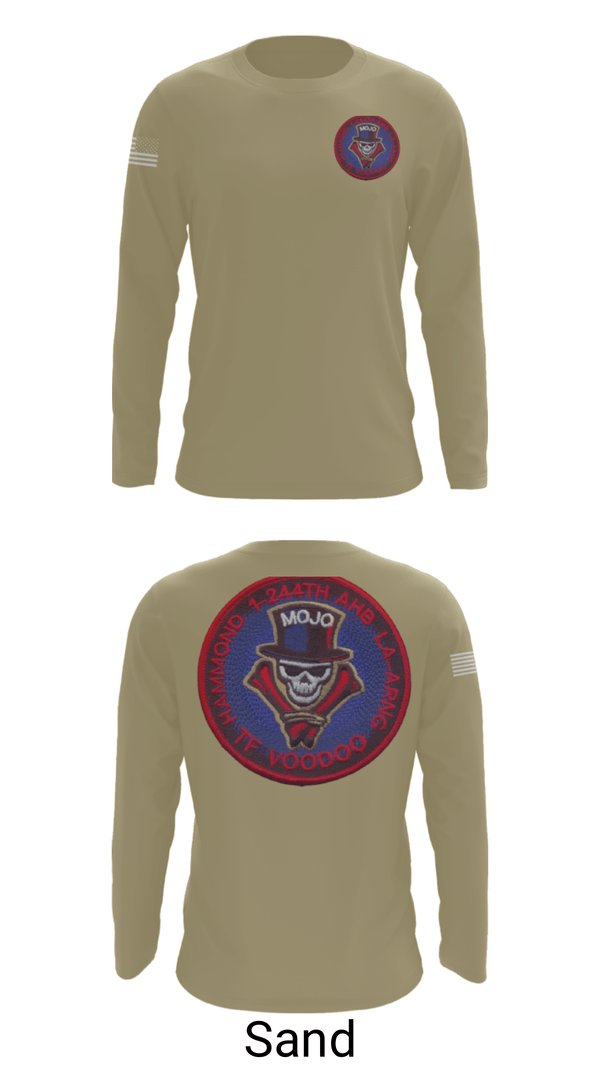 Long Sleeve Performance Shirt, 1-244th AASF, National Guard, Teamtime, Team time, sublimation, custom sports apparel, team uniforms, spirit wear, spiritwear, sports uniforms, custom shirts, team store, custom team store, fundraiser sports, apparel fundraiser