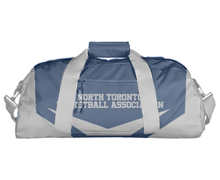 Duffle Bag, North Toronto Basketball Association, Men's Basketball, Teamtime, Team time, sublimation, custom sports apparel, team uniforms, spirit wear, spiritwear, sports uniforms, custom shirts, team store, custom team store, fundraiser sports, apparel fundraiser