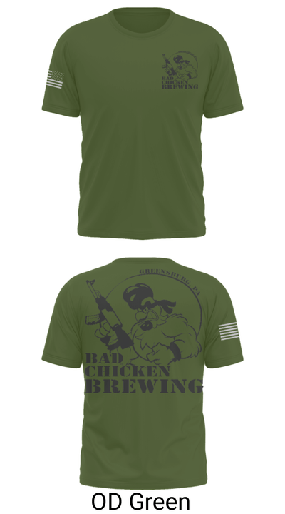Bad Chicken Brewing 42843068 Short Sleeve Performance Shirt - 30