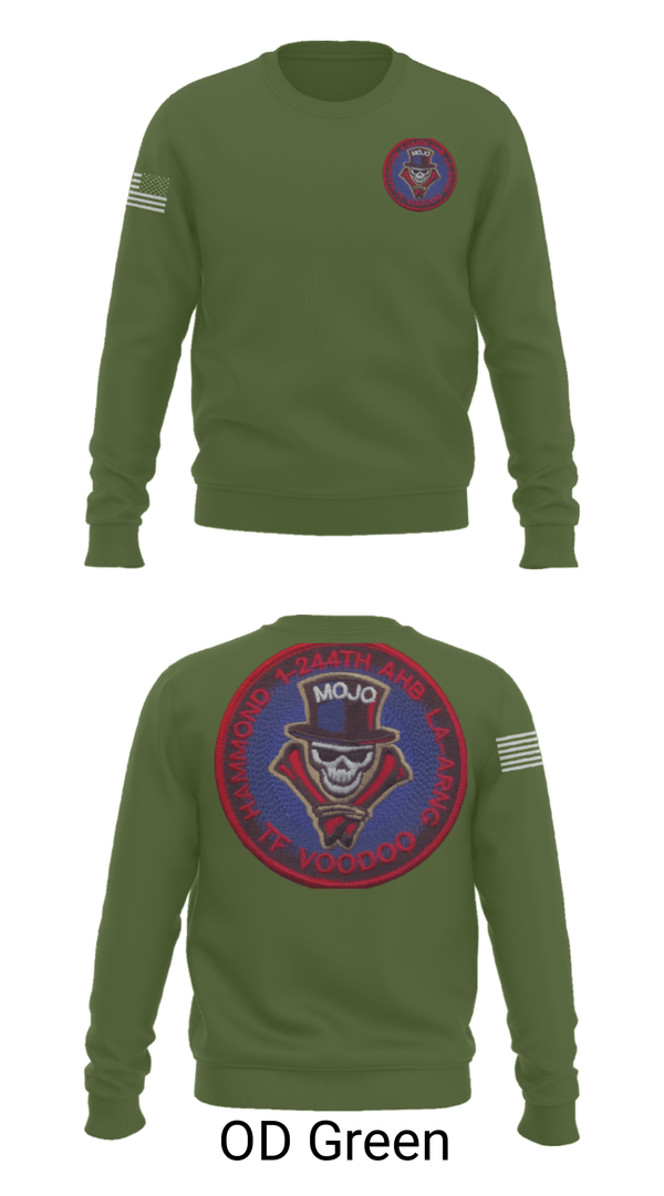 Crew Neck Sweatshirt, 1-244th AASF, National Guard, Teamtime, Team time, sublimation, custom sports apparel, team uniforms, spirit wear, spiritwear, sports uniforms, custom shirts, team store, custom team store, fundraiser sports, apparel fundraiser